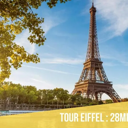 Immotovo - Moderne - Paris 8 Min - Parking - Netflix Apartment *